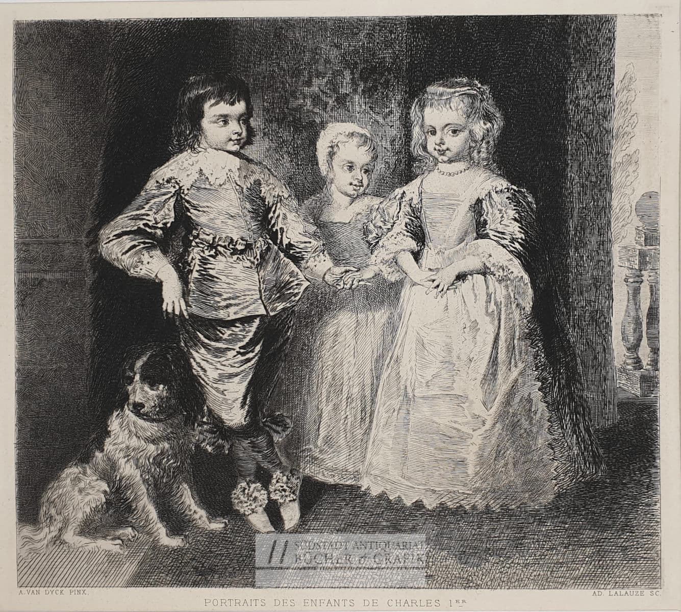 Portraits des enfants de Charles Ier.