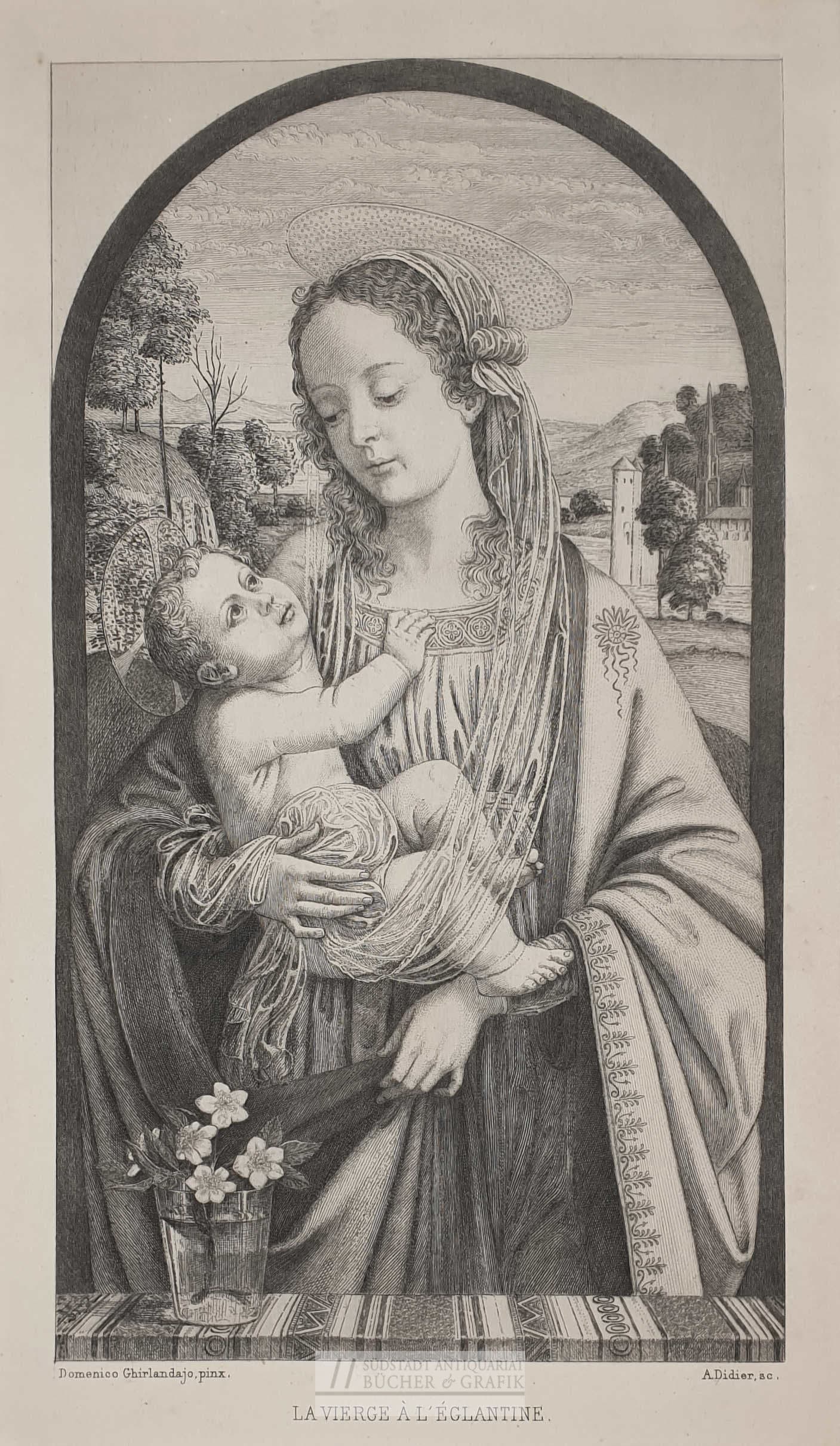 La Vierge á l´ églantine.