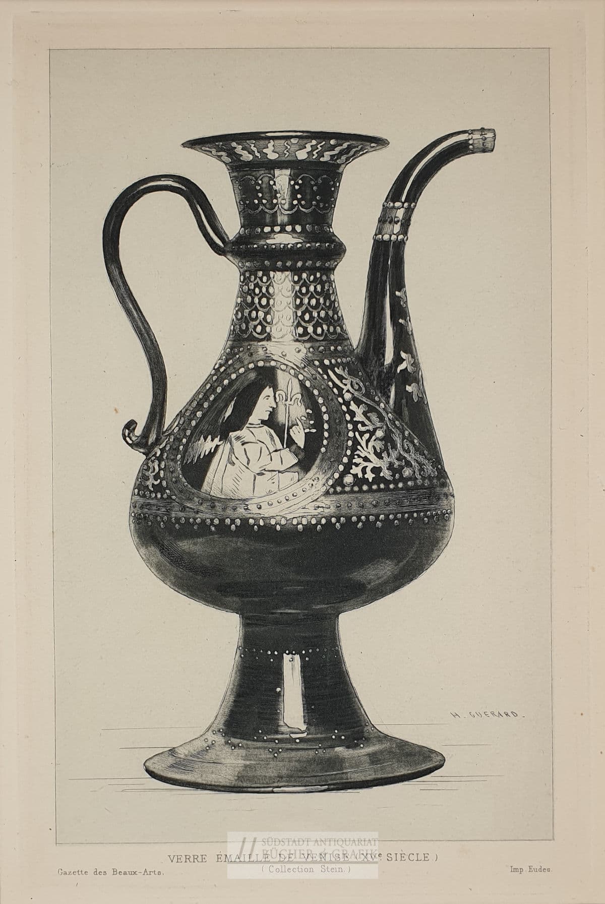 Verre émaillé de Venise.