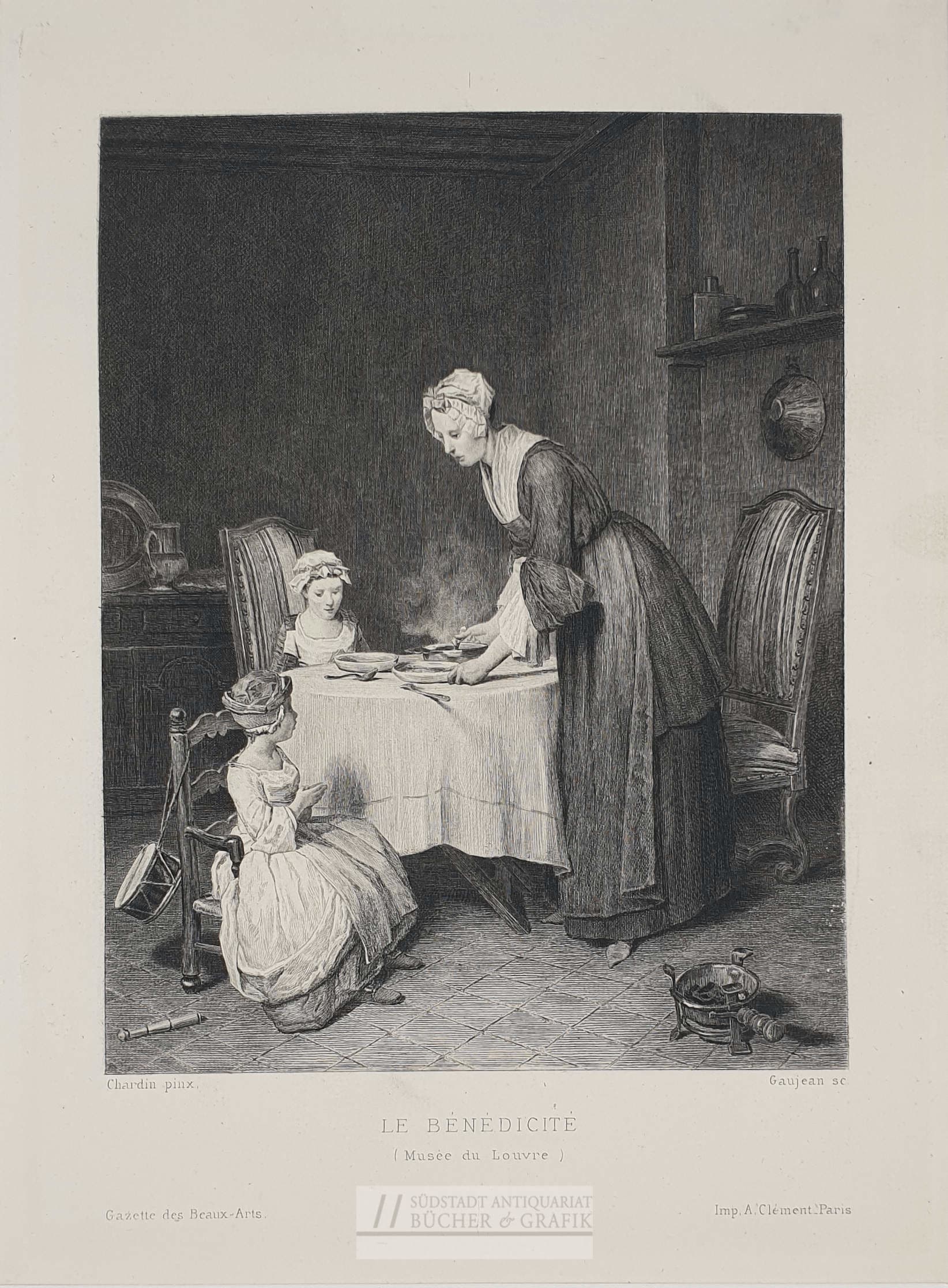 Le bénédicité.