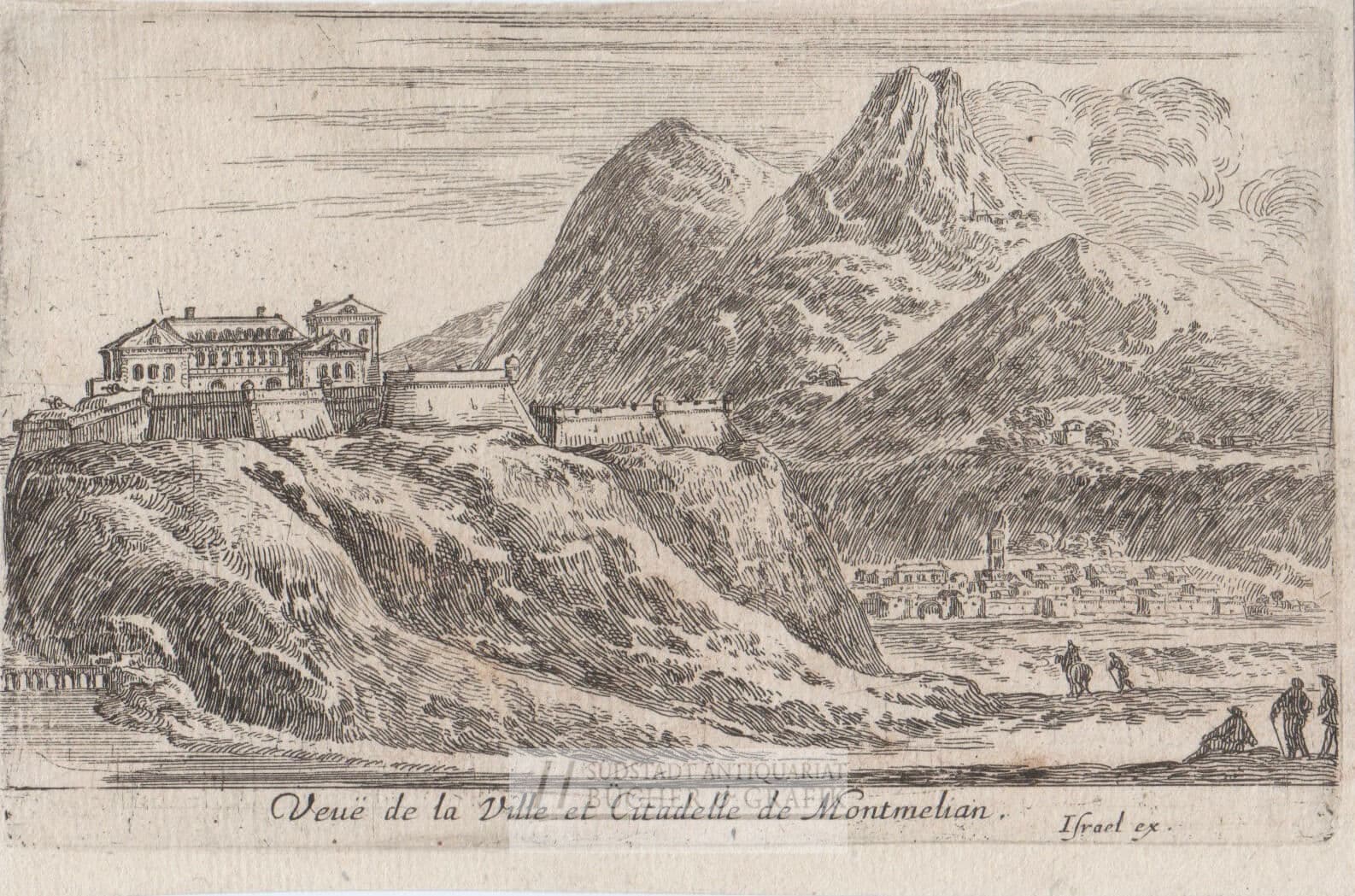 Veuë de la Ville et Citadelle de Montmelian.