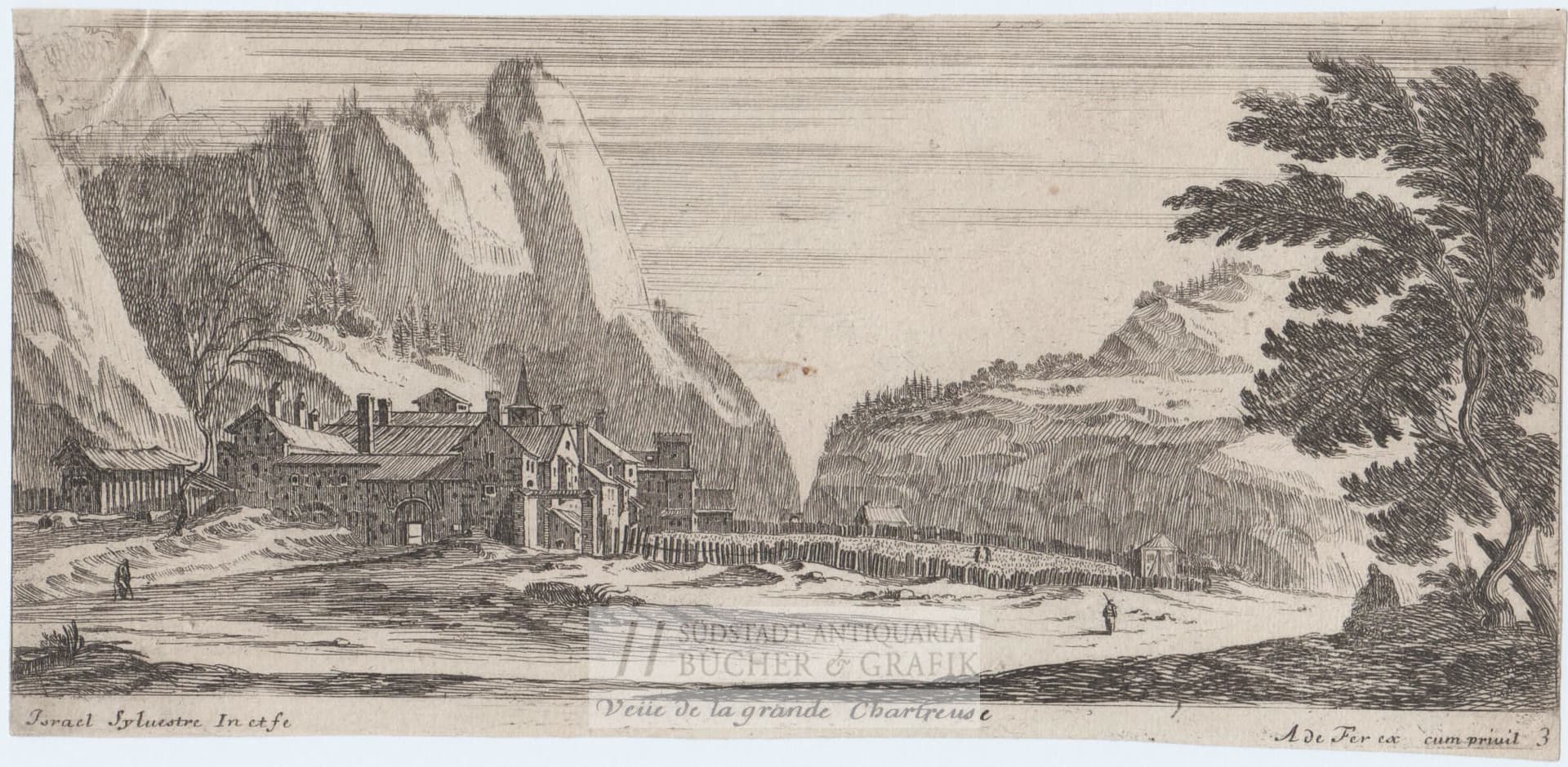 Veuë de la grande Chartreuse.
