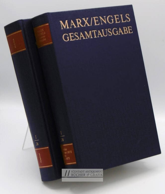 MEGA I/24. Marx/Engels Gesamtausgabe. Erste Abteilung