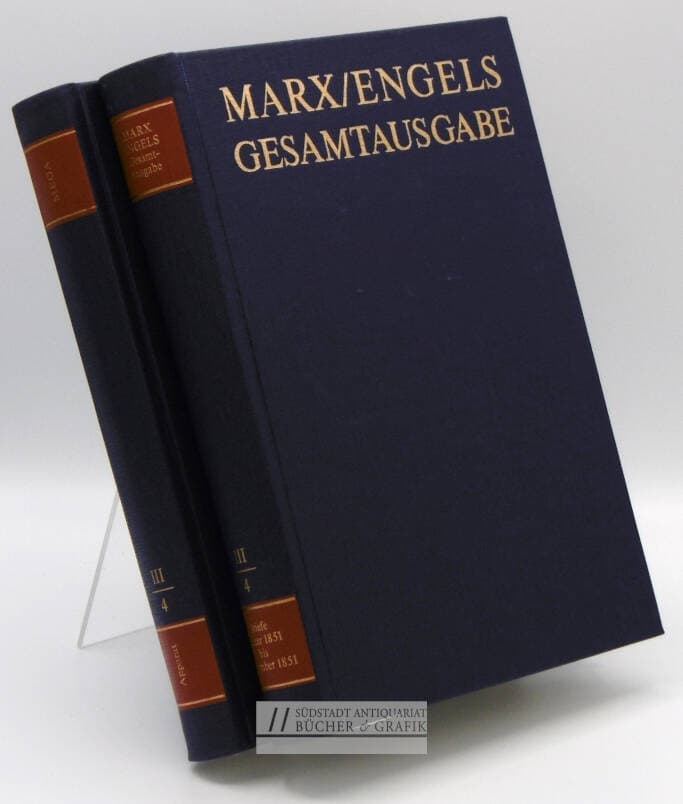 MEGA III/4. Marx/Engels Gesamtausgabe. Dritte Abteilung