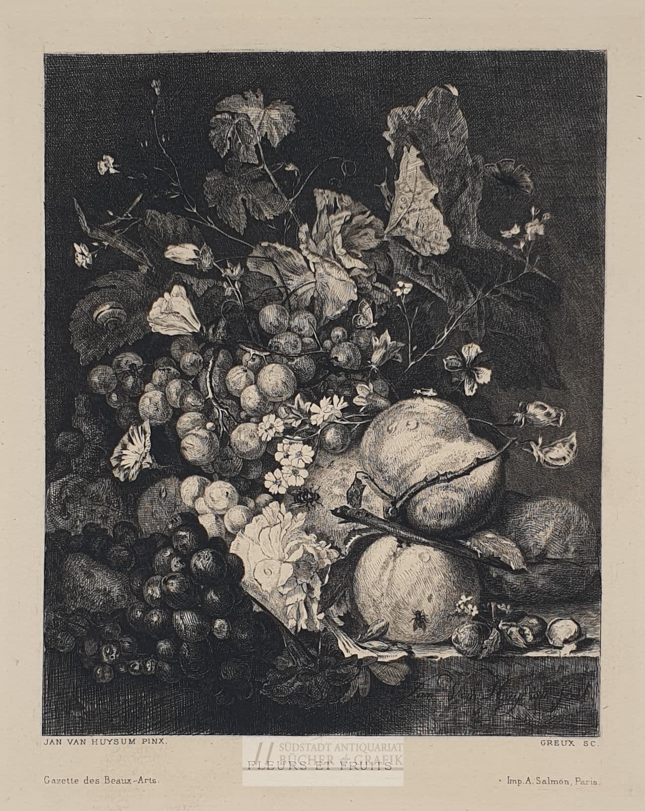Fleures et fruits.