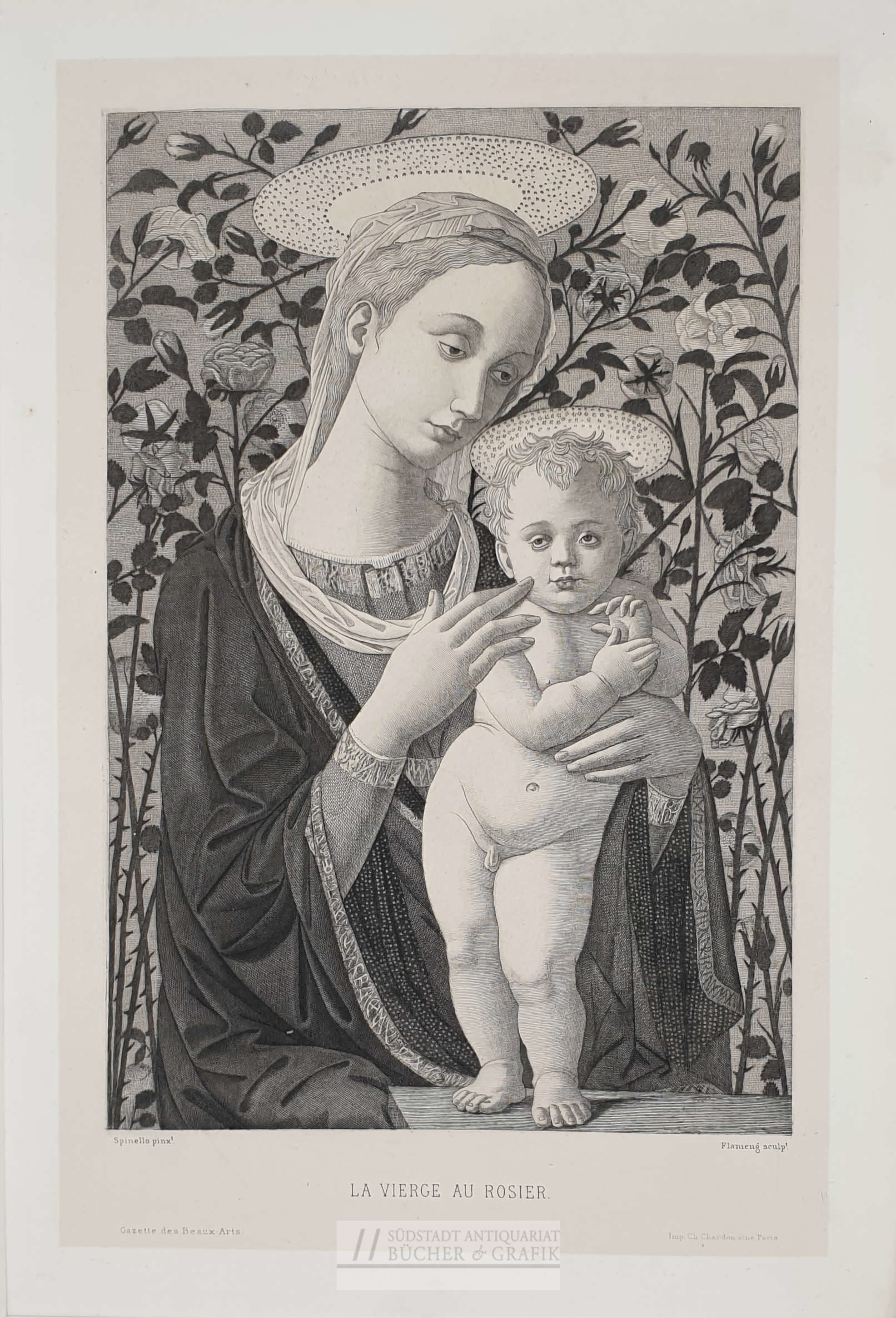 La Vierge au rosier.