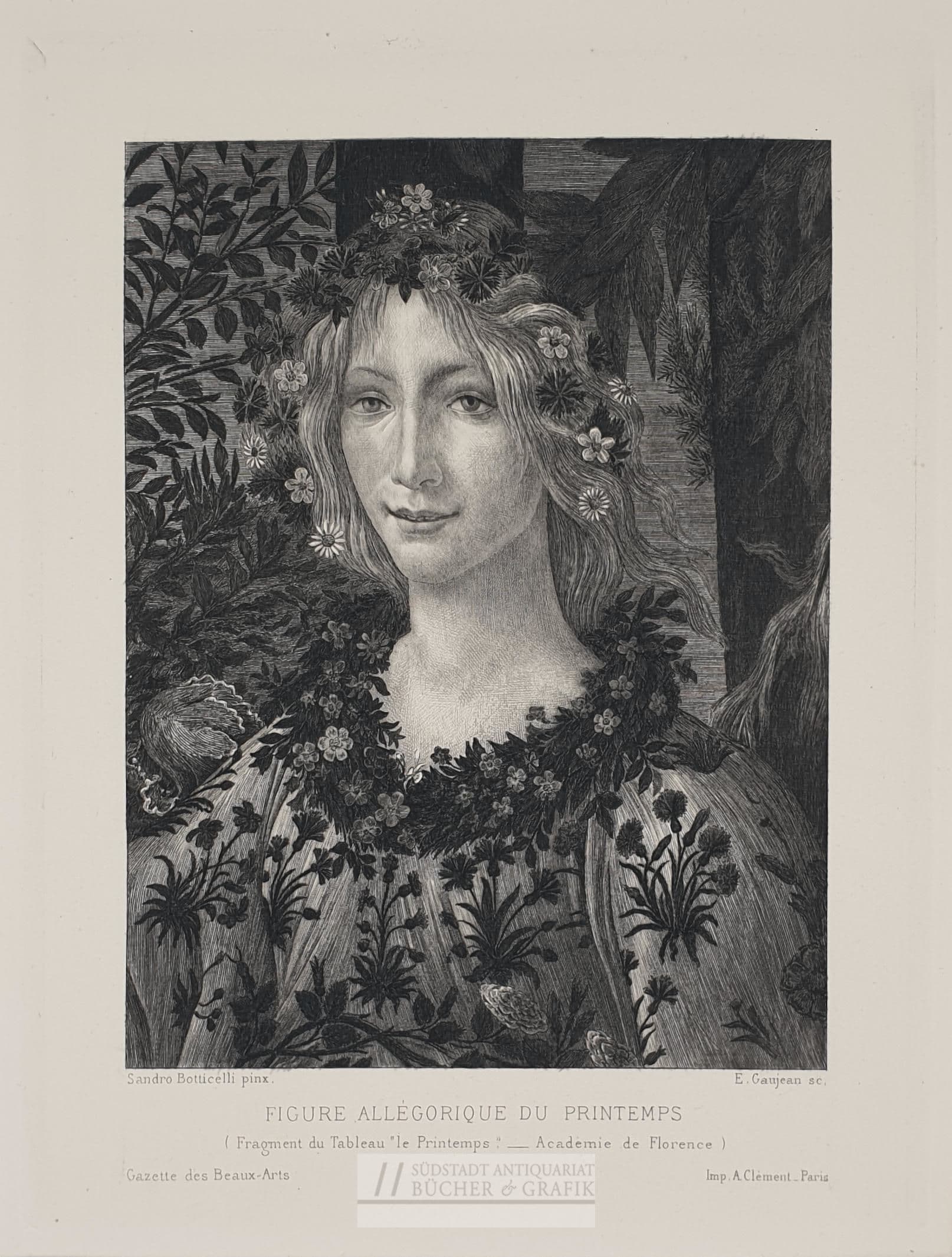 Figure allégorique de Printemps.