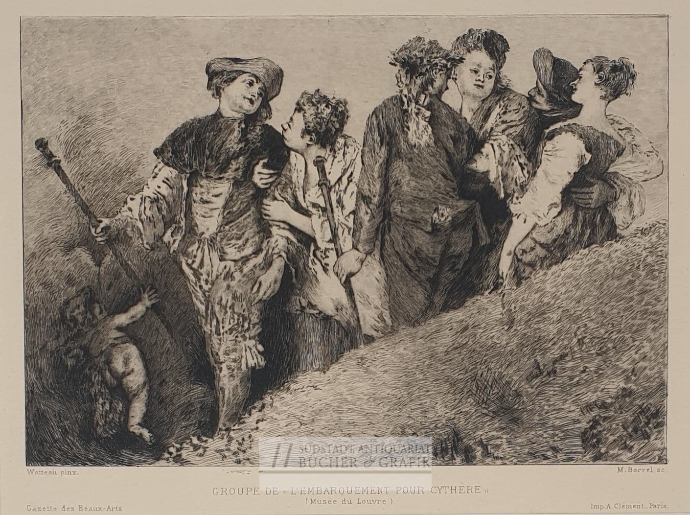 Groupe pour "L`embarquement pour Cythère".