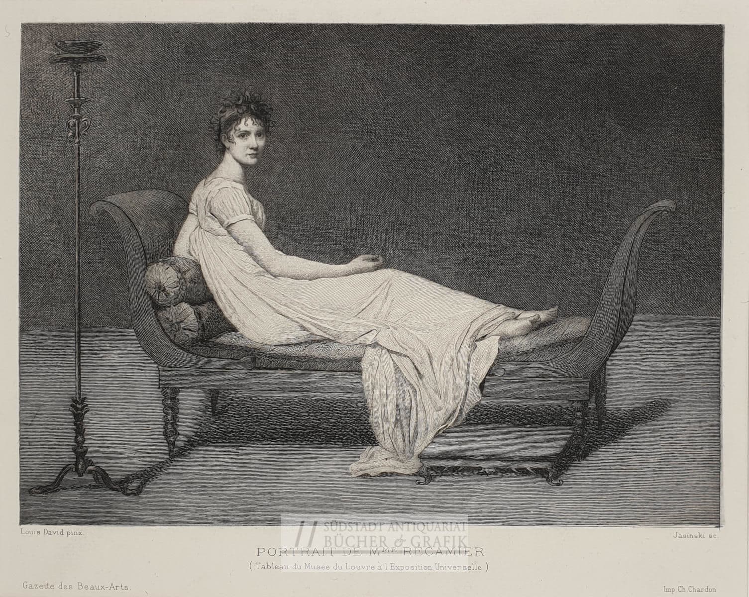 Portrait de Mme Récamier.