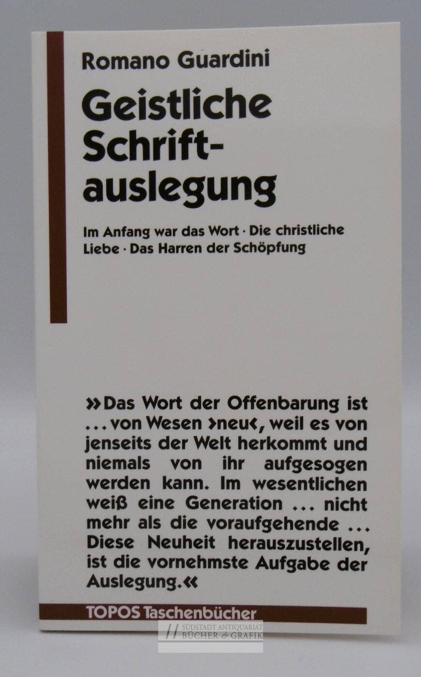Geistliche Schriftauslegung.