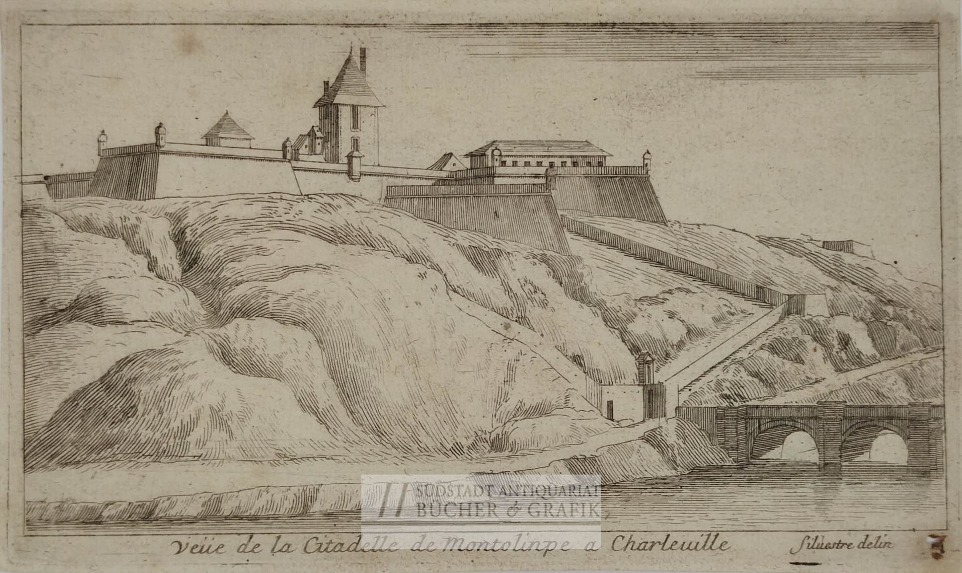 Veue de la Citadelle de Montolinpe a Charleuille.