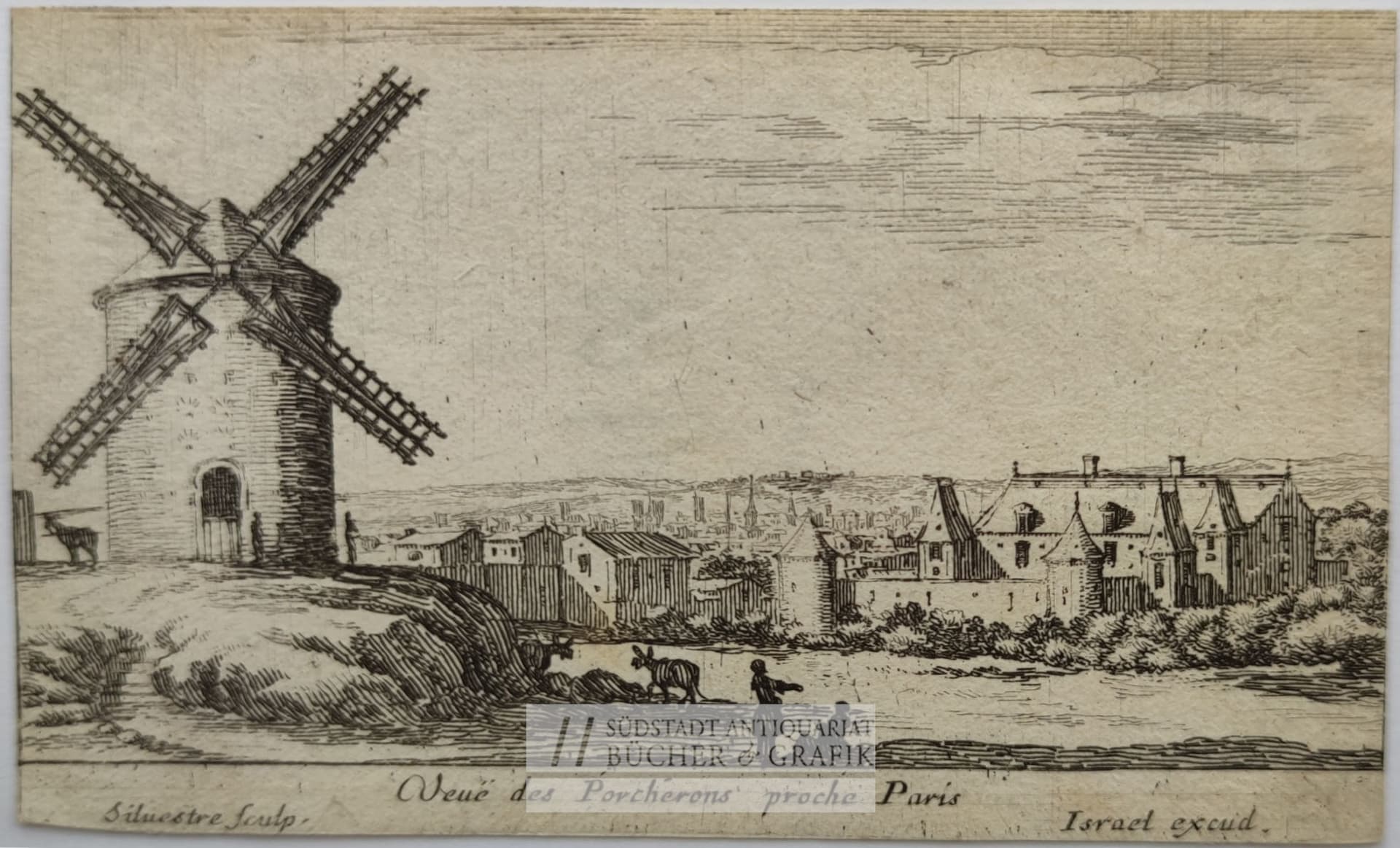 Veue dés Porcherons proche Paris.