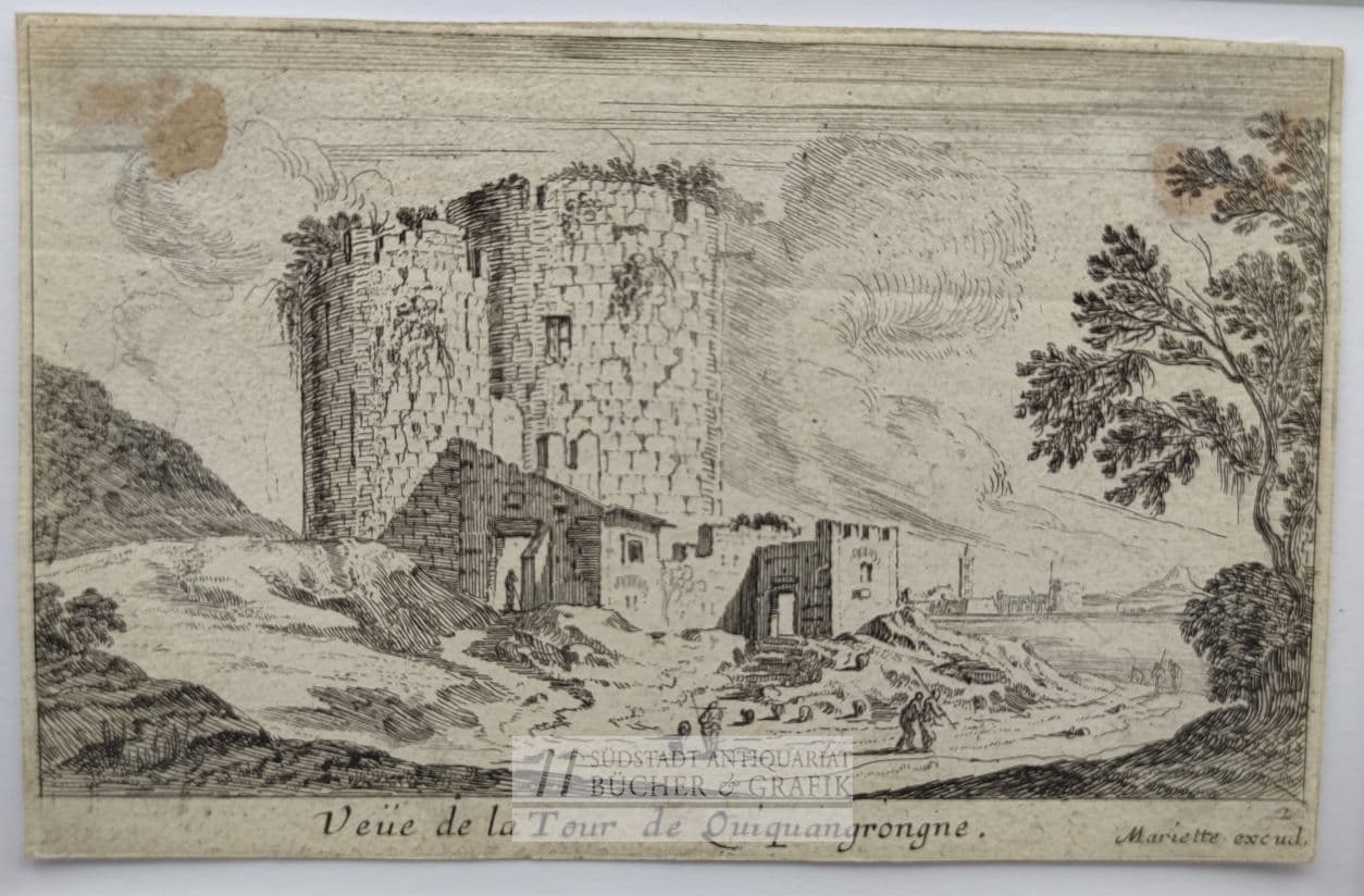 Veuë de la Tour de Quiquangrongne.