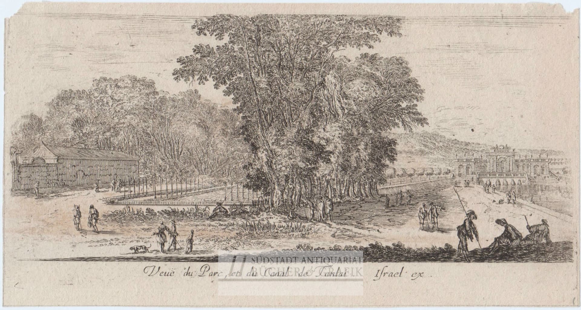 Veuë du Parc, et du Canal de Tanlai.