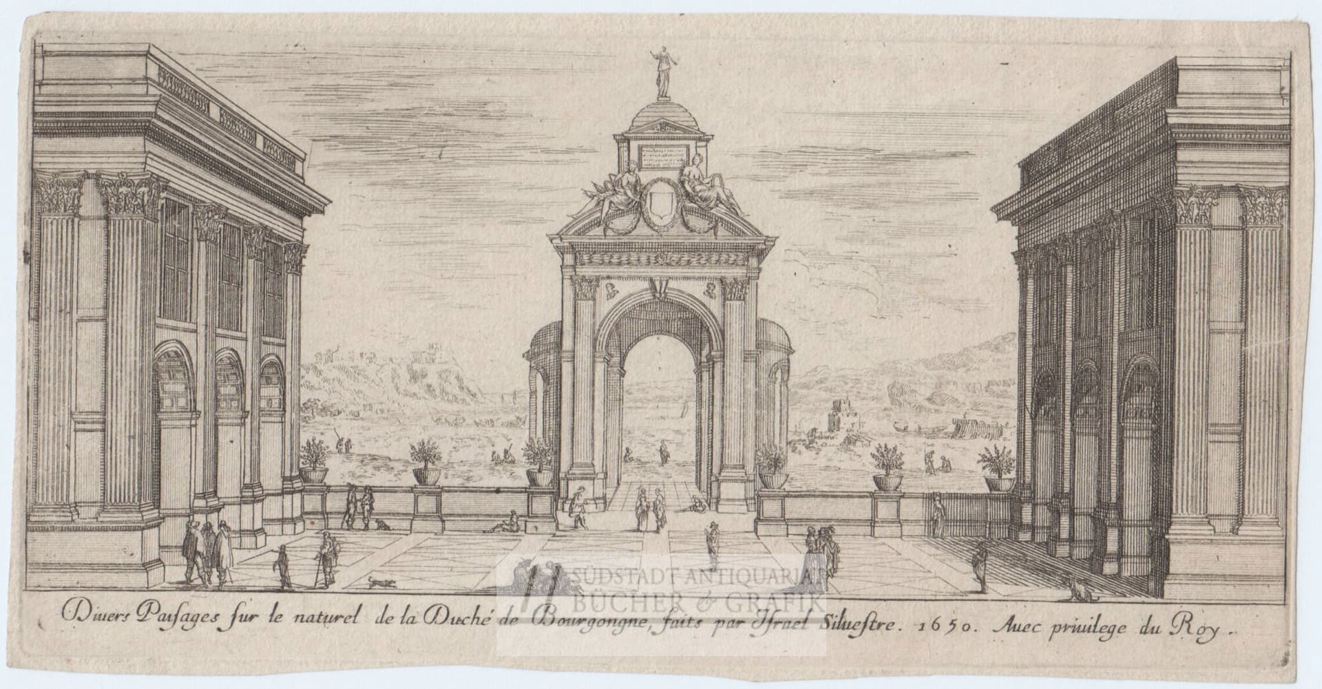 Diuers Paisages sur le naturel de la Duché de Bourgongne.