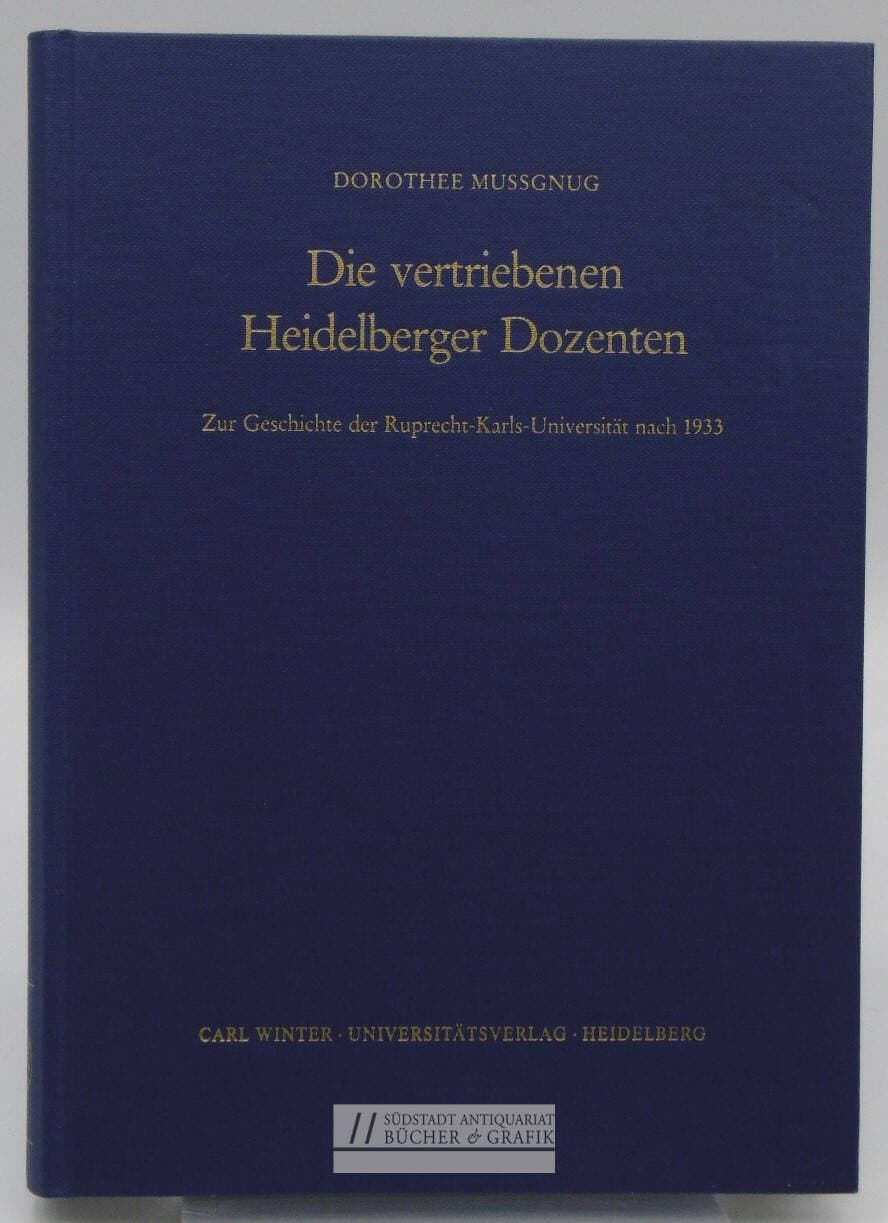 Die vertriebenen Heidelberger Dozenten