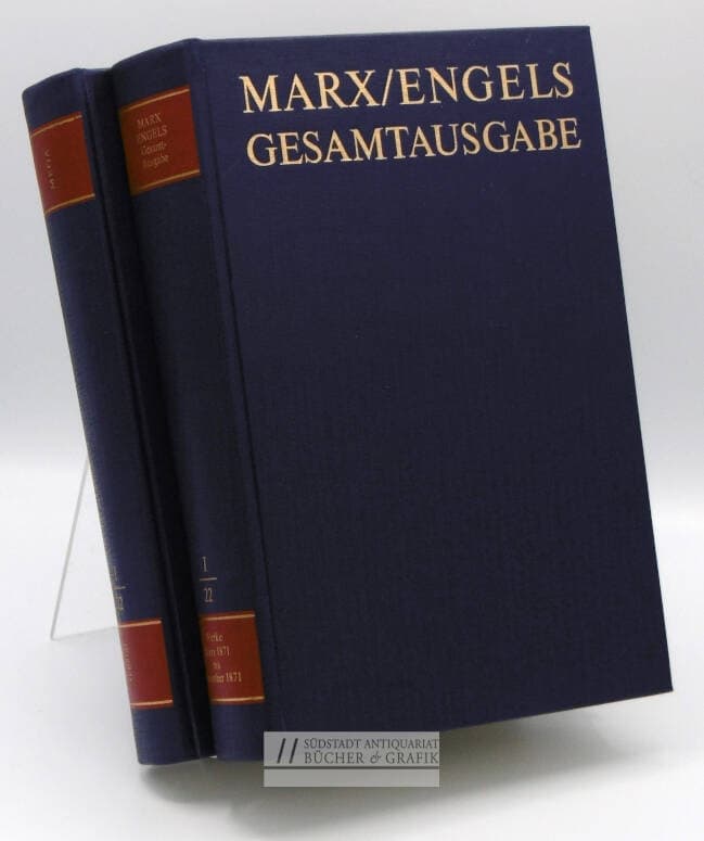 MEGA I/22. Marx/Engels Gesamtausgabe. Erste Abteilung