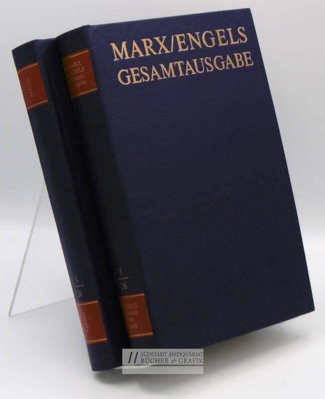 MEGA I/26. Marx/Engels Gesamtausgabe. Erste Abteilung