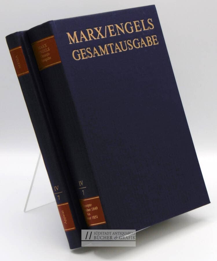 MEGA IV/7. Marx/Engels Gesamtausgabe. Vierte Abteilung
