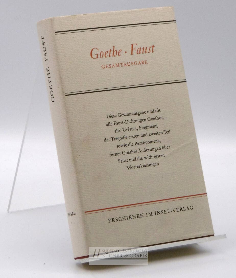 Faust. Gesamtausgabe (Urfaust